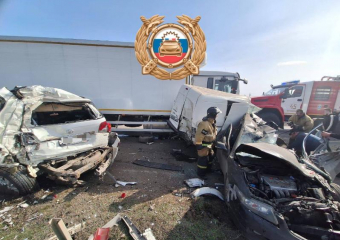 Пять автомобилей пострадали в аварии из-за ландшафтного пожара: подробности ДТП под Багаевской