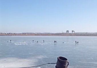 На тонком льду: отчаянные рыбаки Волгодонска рискуют жизнями ради улова