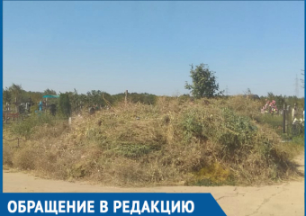 Горы мусора уже закрывают могилы, - волгодончанка