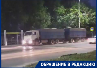 «ГИБДД, сохраните наши дороги»: волгодонцы просят обратить внимание на фуры с прицепами в черте города