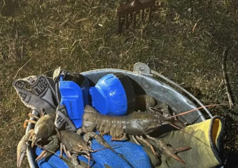 Вооруженного вилами истребителя раков задержали в Орловском районе