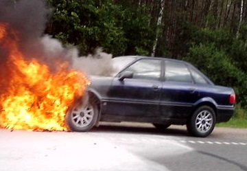 Сезон сгоревших  автомобилей в Волгодонске продолжается