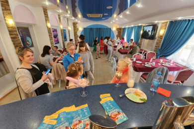 Детские праздники, свадьбы, юбилеи - семейное кафе «Радужный кит»