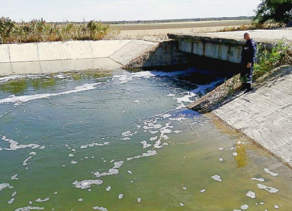 В оросительный канал восточных районов Ростовской области завершилась подача воды 