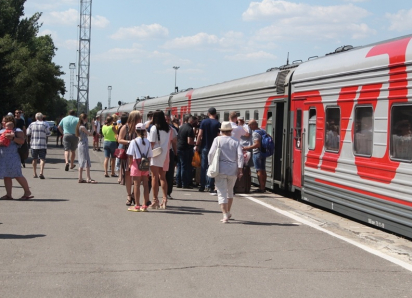 С опозданием в 13 часов прибыл в Волгодонск поезд из Москвы