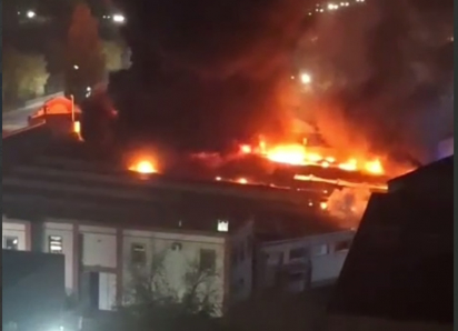 Пламя было видно за километры: рынок «Авангард» сгорел ночью в Волгодонске Ростовской области