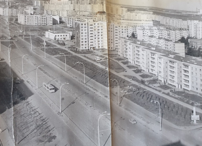 Волгодонск 45 лет назад с высоты птичьего полета: в начале 80-х любопытный инженер залез на самый высокий дом  и сделал панораму нового города