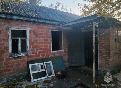 Пожилая женщина погибла при пожаре в Зимовниковском районе