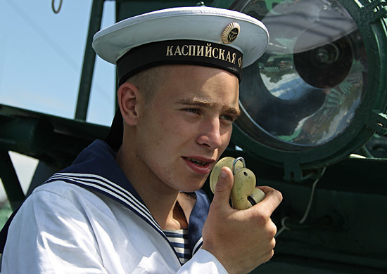 «Волгодонск» боролся за звание лучшего корабля в рамках второго этапа международного конкурса «Каспийское море-2015»