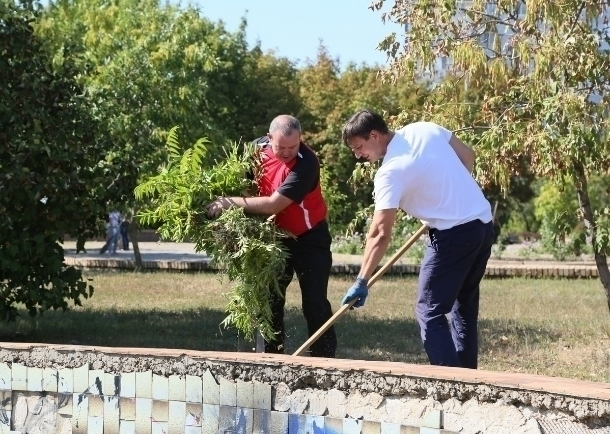 «Дружбу» в Волгодонске вычистили от мусора