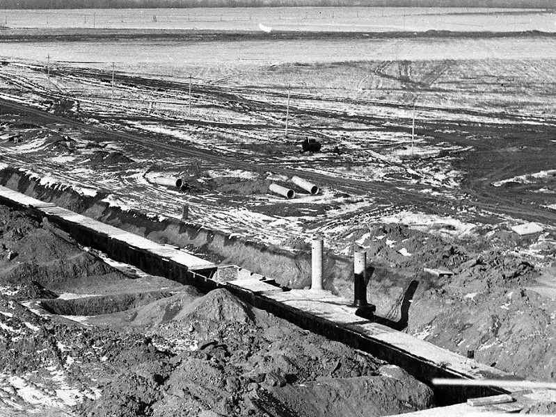 Как выглядело строительство тоннеля от Цимлянского водохранилища в сторону «Атоммаша»