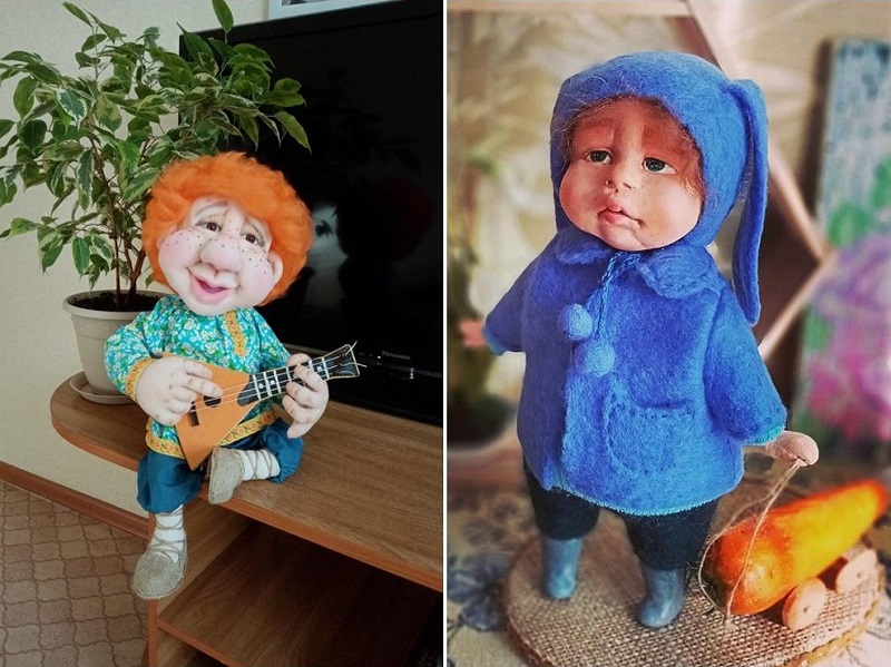 Куклы шкодливого «Балалаечника» и грустного мальчика из Волгодонска привлекли внимание ростовчан