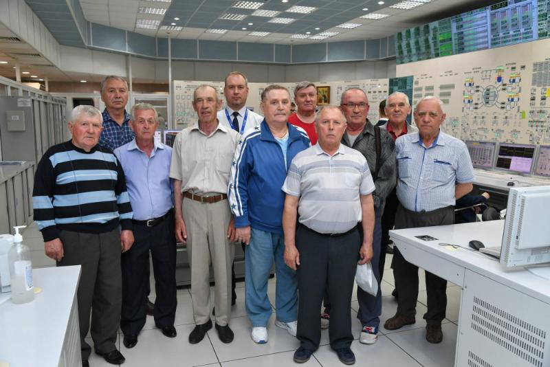 На РоАЭС побывали ликвидаторы последствий аварии на Чернобыльской АЭС