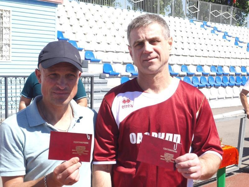 Золотые знаки отличия ГТО получили ветераны волгодонского футбола