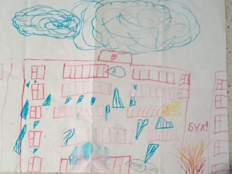 «Крики «А-а-а!» и надписи «Помогите»: трагедию Волгодонска 24 года назад мальчик изобразил на рисунке