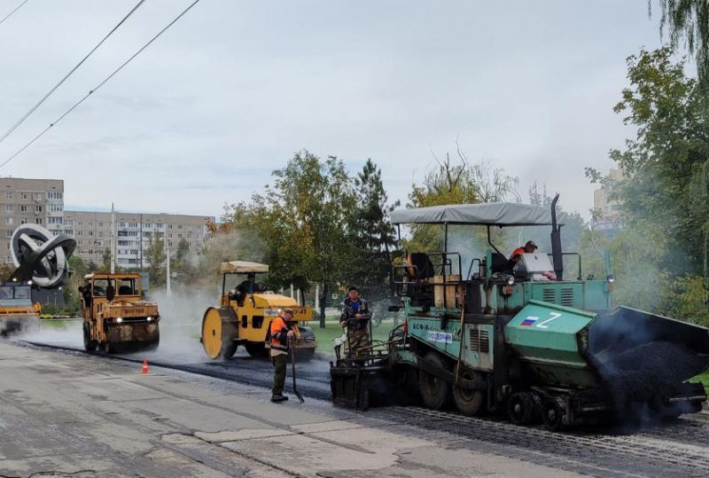 Ремонт дороги по проспекту Курчатова подошел к завершающей стадии