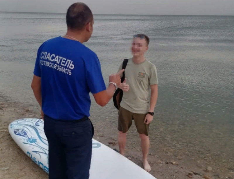 Едва не утонул в Цимлянском водохранилище 23-летний волгодонец на сап-борде