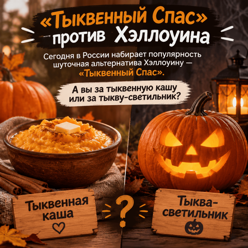 «Тыквенный Спас» против Хэллоуина