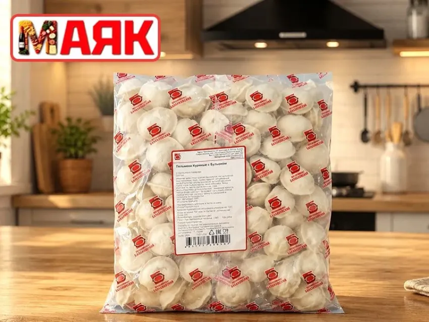 Товар дня: пельмени куриные с бульоном 800 гр. за 156,90₽ 