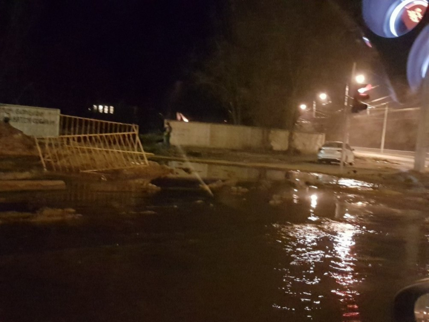 В Волгодонске затопило несколько улиц 