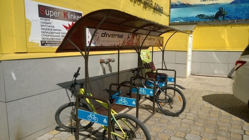 В Волгодонске появилась еще одна велопарковка