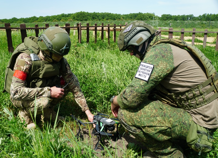 Бойцы ЮВО изучили способы разведки условного противника с применением БПЛА