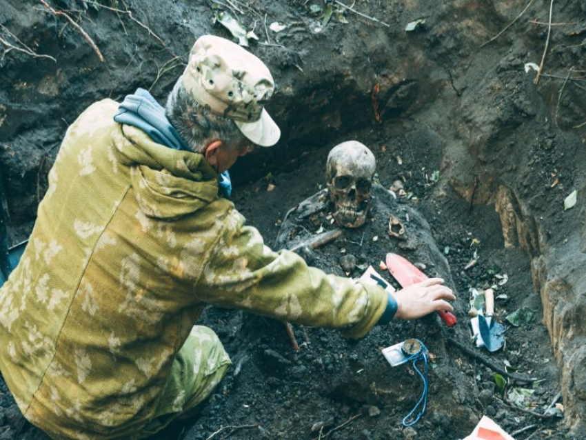 Найденные в Ростовской области останки бойца-красноармейца будут переданы родственникам