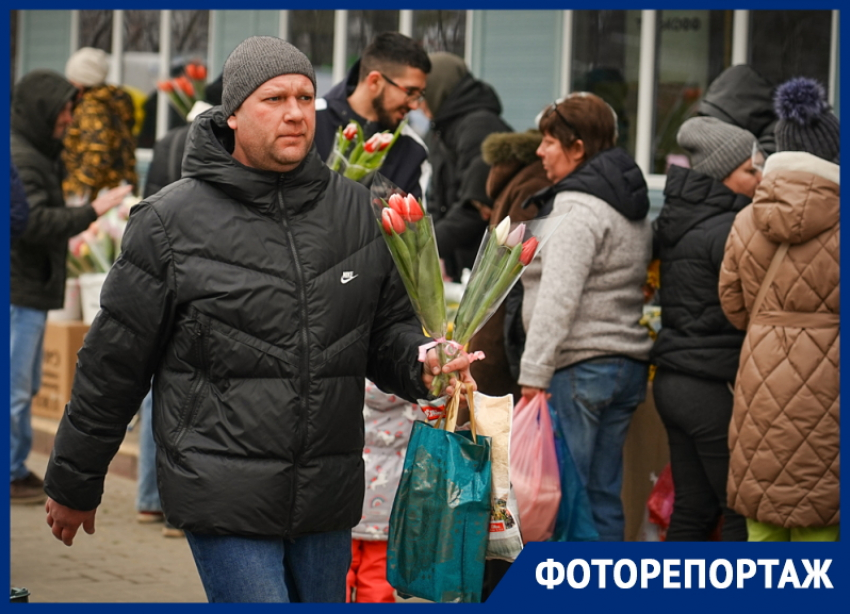 «Цветочный переполох» накрыл Волгодонск 8 марта