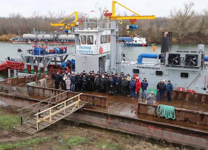 Впервые за много лет новый земснаряд из Цимлянска приступит к очистке русла Дона