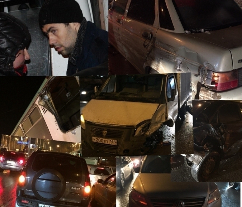 В Волгодонске причиной массового ДТП на Строителей стало отлетевшее колесо – полиция