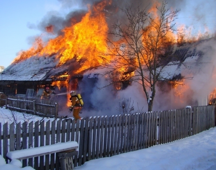 В Волгодонском районе в пожаре погиб мужчина