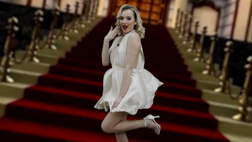 Сногсшибательный прогноз погоды с голливудским шиком подарила волгодонцам Нинка Картинка 