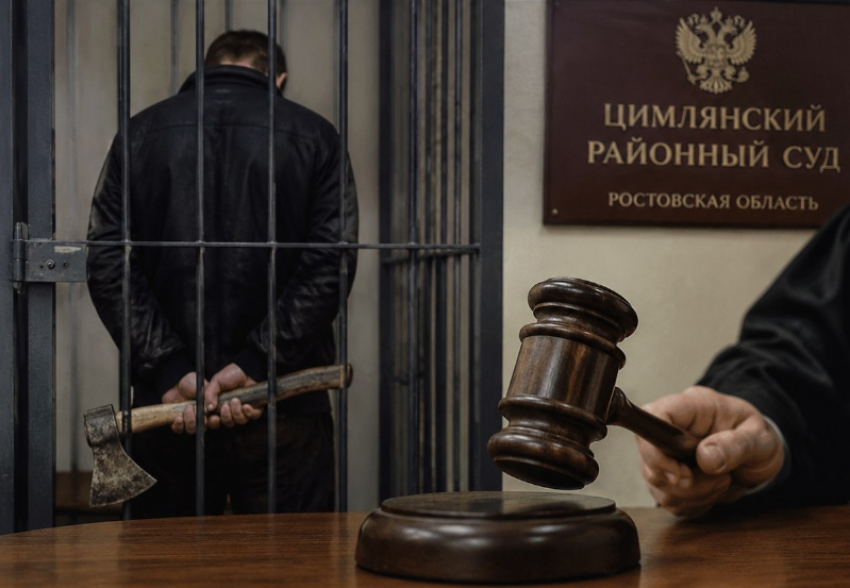 Вооруженному топором отцеубийце из Цимлянского района суд приговорил 10 лет строгого режима 