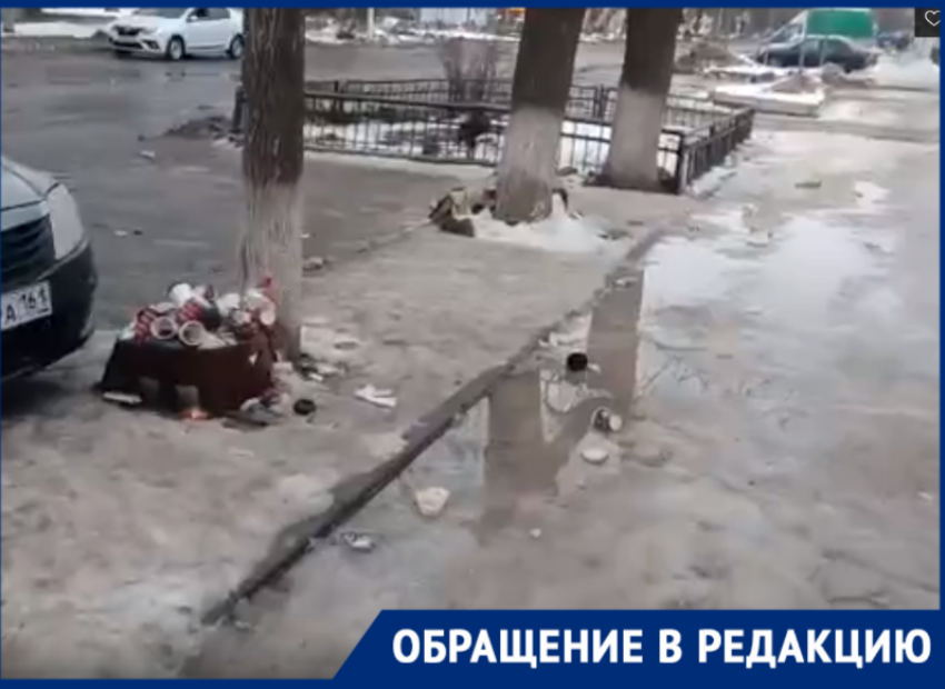  «Противно передвигаться по городу»: замусоренные улицы Волгодонска показали читатели
