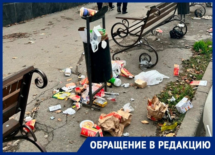 «Тихий ужас»: во что превратилась территория возле торговых объектов на улице 30 лет Победы 