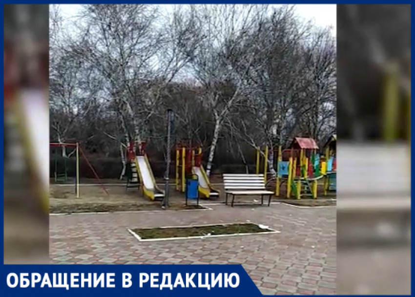 В новогоднюю ночь хулиганы разбили все плафоны в парке в Романовской