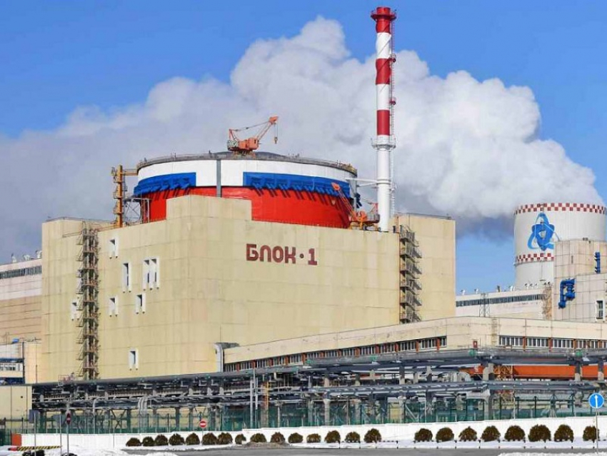 Энергоблок №1 остановили на Ростовской АЭС