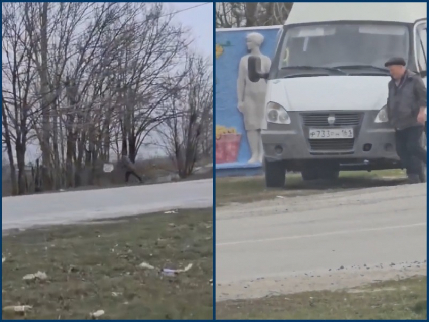 Загадивший лесополосу в Цимлянске водитель «Газели» сделал явку с повинной и своими руками убрал весь мусор