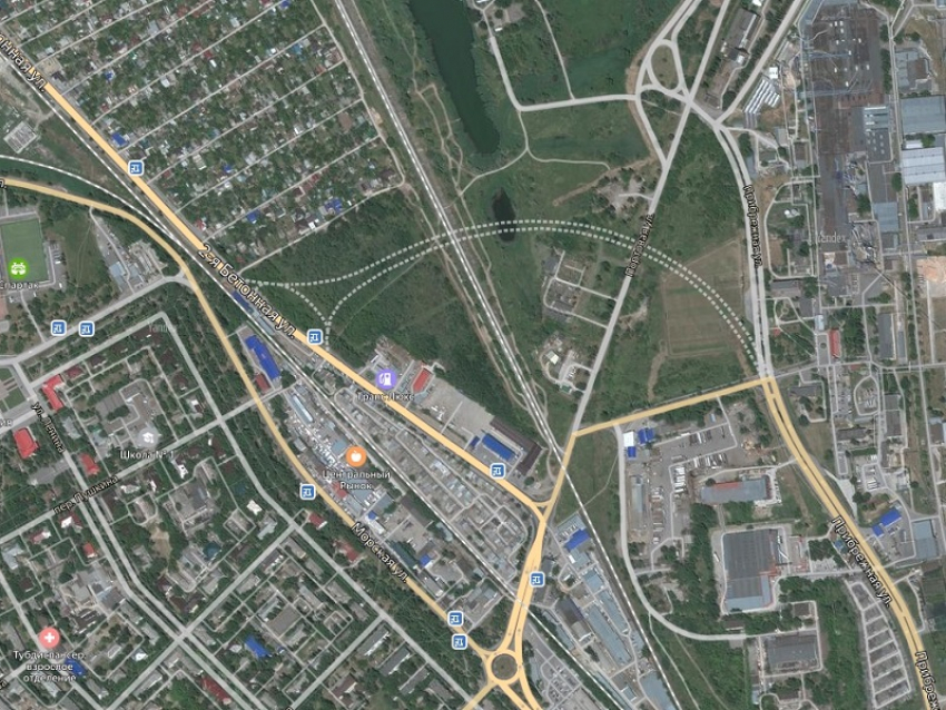 Строящийся мост в Волгодонске попал на Яндекс.Карты