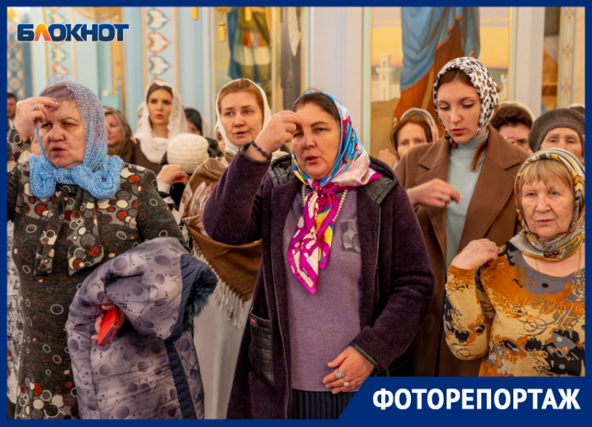 Как прошла Праздничная Божественная литургия в Волгодонске