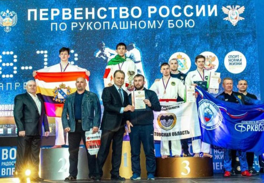 С россыпью наград вернулись волгодонские спортсмены с первенства России по рукопашному бою 