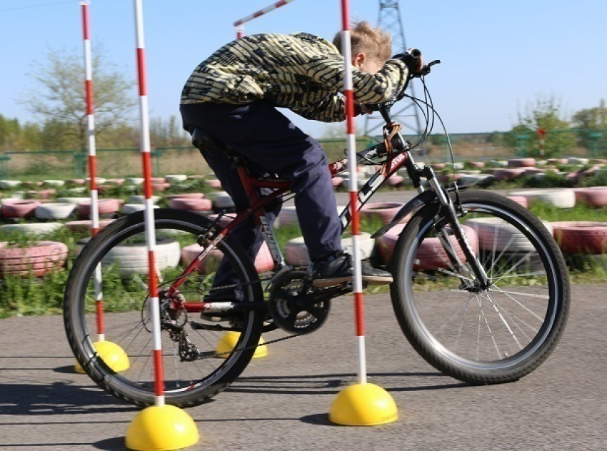 Велосипедисты показали фигурное вождение на фестивале в Волгодонске
