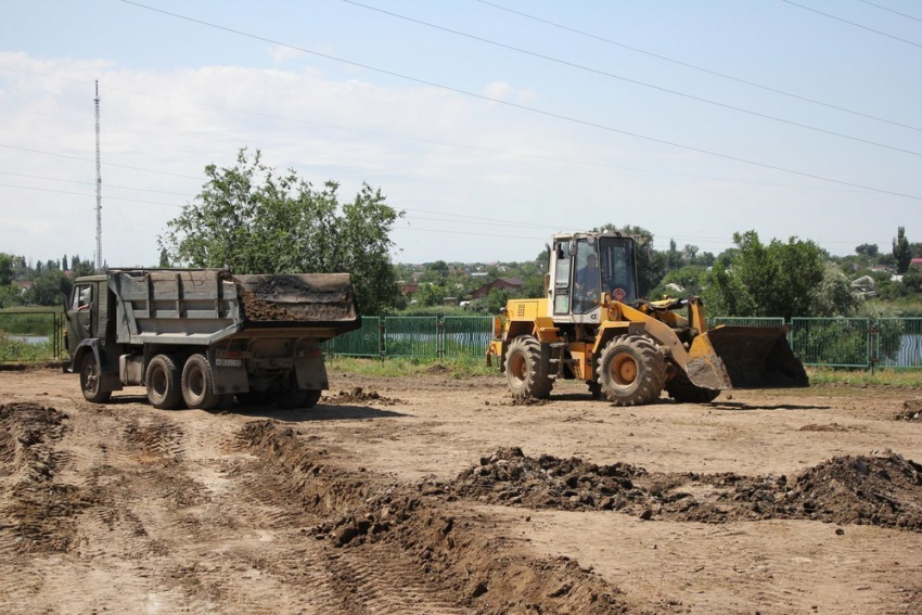 В Волгодонске ведется строительство автогородка для детей