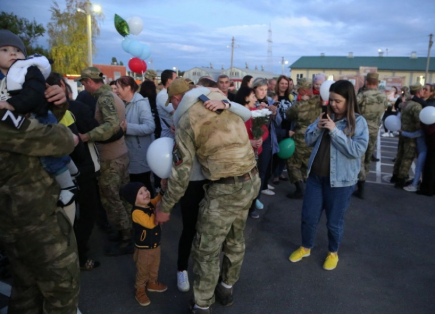 Из зоны СВО в Волгодонск вернулись военнослужащие национальной гвардии РФ