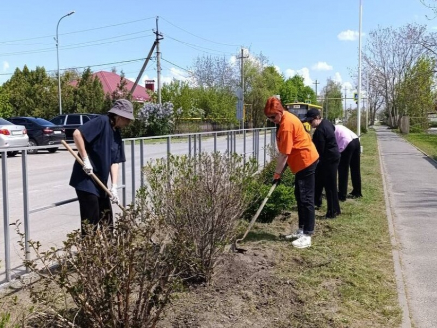 В Волгодонском районе полным ходом идут субботники
