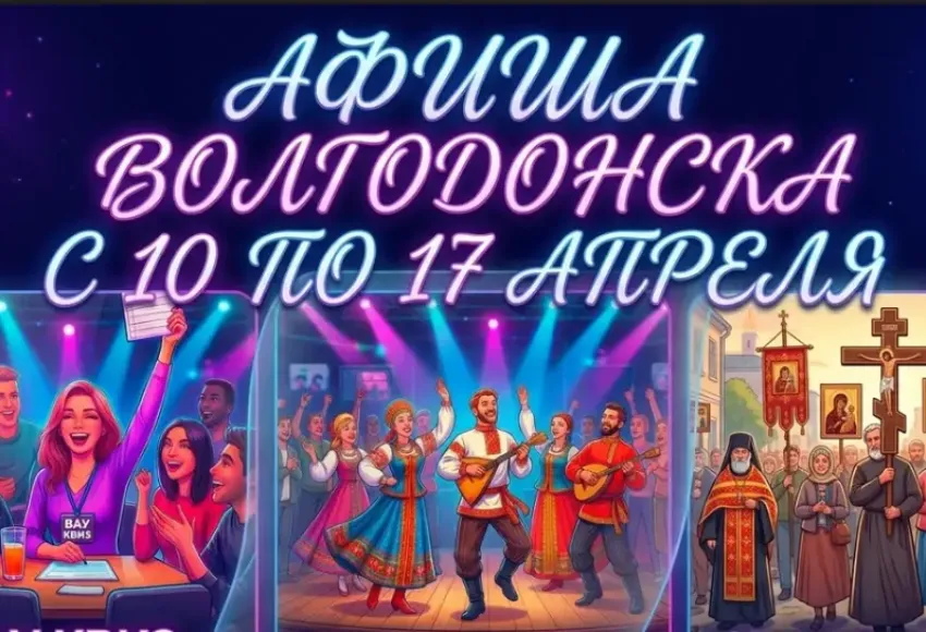 Куда сходить в Волгодонске с 10 по 17 апреля