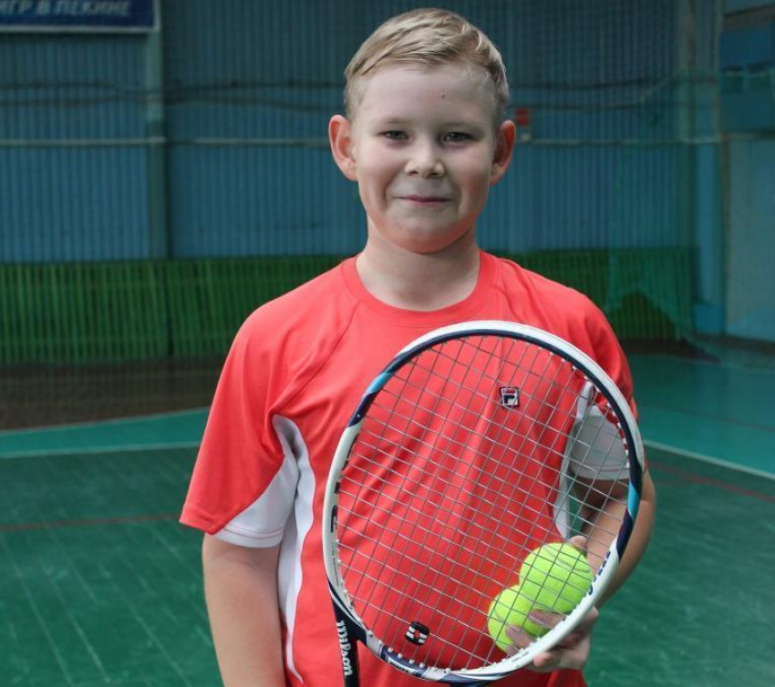 12-летний волгодонец вошел в число сильнейших теннисистов юга России