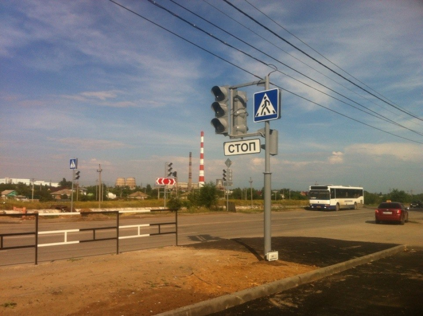 В Волгодонске появился новый светофор
