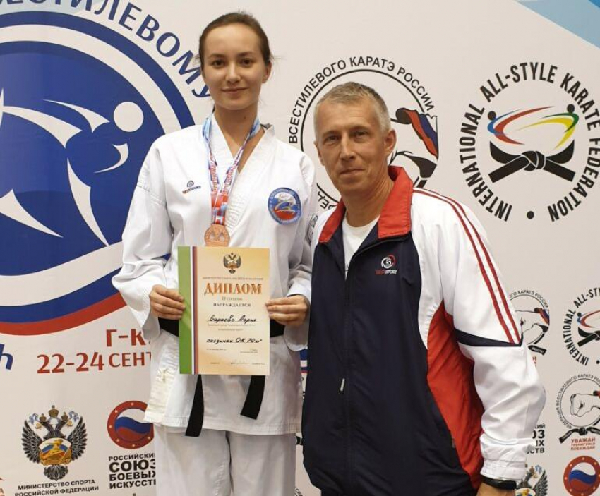 Волгодончанка Дария Бараева стала мастером спорта России по всестилевому каратэ