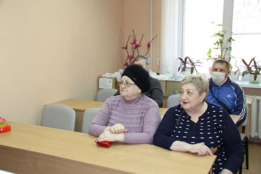 Некоторые из беженцев Донбасса посетили занятия школы для диабетиков 